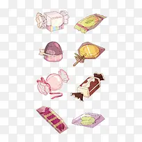 矢量各式糖果-空若网 矢量各式糖果-空若网