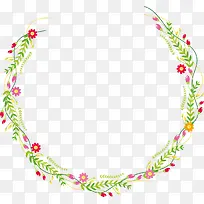 绿色清新花藤草圈-空若网 绿色清新花藤草圈-空若网