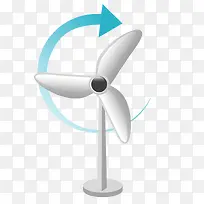 白色质感旋转风扇-空若网 白色质感旋转风扇-空若网