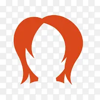 橘色时尚短发-空若网 橘色时尚短发-空若网