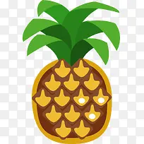 扁平化水果菠萝-空若网 扁平化水果菠萝-空若网