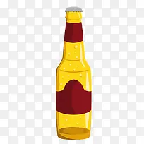 手绘卡通酒瓶啤酒-空若网 手绘卡通酒瓶啤酒-空若网