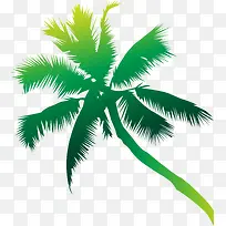 椰树剪影-空若网 椰树剪影-空若网