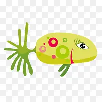 矢量可爱水草鱼-空若网 矢量可爱水草鱼-空若网