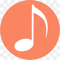 扁平化图标素材音符-空若网 扁平化图标素材音符-空若网