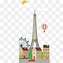 扁平化环球旅行素材-空若网 扁平化环球旅行素材-空若网