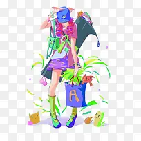 人物插画-空若网 人物插画-空若网