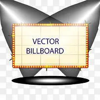 霓虹灯广告牌矢量素材-空若网 霓虹灯广告牌矢量素材-空若网