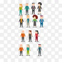 扁平化商务人士-空若网 扁平化商务人士-空若网