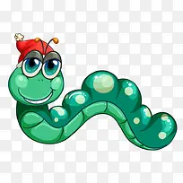 戴帽子的毛毛虫-空若网 戴帽子的毛毛虫-空若网