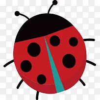 矢量七星瓢虫-空若网 矢量七星瓢虫-空若网