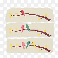 矢量印花小鸟树枝-空若网 矢量印花小鸟树枝-空若网