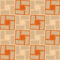 橙色长方形印花-空若网 橙色长方形印花-空若网