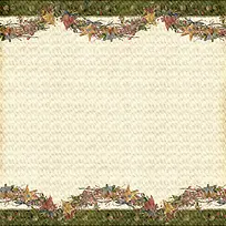 圣诞花环边框背景-空若网 圣诞花环边框背景-空若网