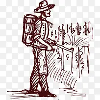 手绘园丁-空若网 手绘园丁-空若网