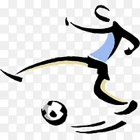 创意水墨画足球运动-空若网 创意水墨画足球运动-空若网