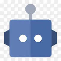 灰色扁平化机器人元素-空若网 灰色扁平化机器人元素-空若网