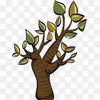 卡通大树-空若网 卡通大树-空若网