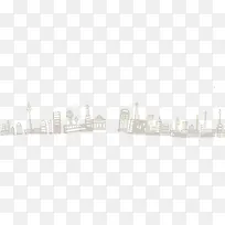 卡通手绘城市剪影-空若网 卡通手绘城市剪影-空若网