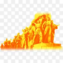 高清摄影金黄色效果雕塑-空若网 高清摄影金黄色效果雕塑-空若网