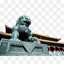 高清摄影北京故宫石狮-空若网 高清摄影北京故宫石狮-空若网