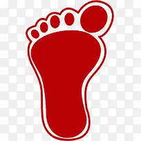 可爱红色小脚丫-空若网 可爱红色小脚丫-空若网