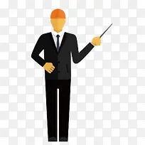 戴着安全帽的指导人员-空若网 戴着安全帽的指导人员-空若网