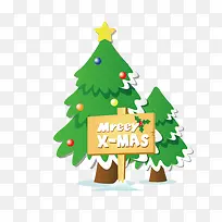 圣诞树标牌-空若网 圣诞树标牌-空若网