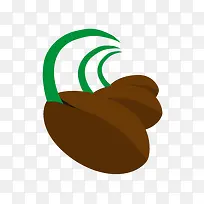 矢量发芽的种子-空若网 矢量发芽的种子-空若网