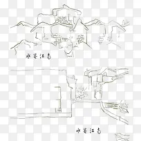 水彩墨房子-空若网 水彩墨房子-空若网
