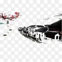 水彩墨房子-空若网 水彩墨房子-空若网