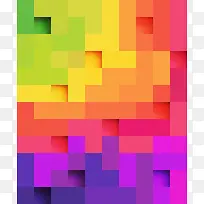 矢量彩色方格背景-空若网 矢量彩色方格背景-空若网