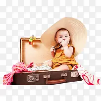 手提箱可爱宝宝-空若网 手提箱可爱宝宝-空若网