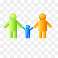 3D彩色人模具-空若网 3D彩色人模具-空若网