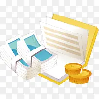 手绘卡通金融素材-空若网 手绘卡通金融素材-空若网