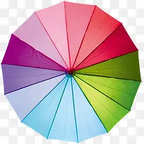 彩色拼接雨伞俯视-空若网 彩色拼接雨伞俯视-空若网