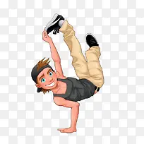 手绘街舞男人素材-空若网 手绘街舞男人素材-空若网