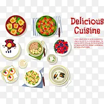 扁平化餐饮食物图标-空若网 扁平化餐饮食物图标-空若网