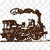 手绘火车-空若网 手绘火车-空若网