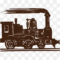 手绘火车-空若网 手绘火车-空若网