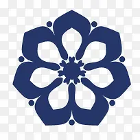 手绘蓝色图形-空若网 手绘蓝色图形-空若网