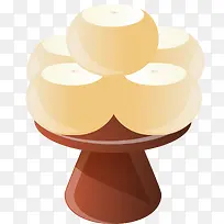 贡品矢量卡通食物-空若网 贡品矢量卡通食物-空若网