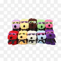 高清摄影多彩颜色哈巴狗玩具-空若网 高清摄影多彩颜色哈巴狗玩具-空若网