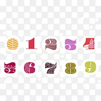 创意阿拉伯数字-空若网 创意阿拉伯数字-空若网