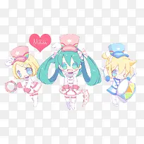 多个可爱手绘美女组合-空若网 多个可爱手绘美女组合-空若网