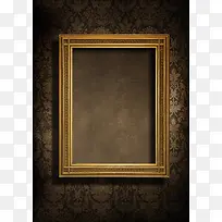 金色欧式相框边框-空若网 金色欧式相框边框-空若网