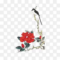 国画麻雀-空若网 国画麻雀-空若网