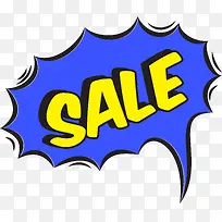 蓝色促销对话框-空若网 蓝色促销对话框-空若网