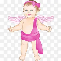 带翅膀的小天使贴画-空若网 带翅膀的小天使贴画-空若网