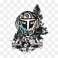 音乐人物机器人创意设计素材-空若网 音乐人物机器人创意设计素材-空若网